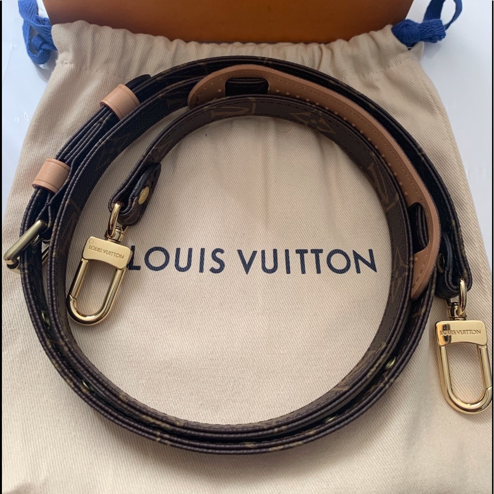 Louis Vuitton adjustable strap. Monogram 16mm